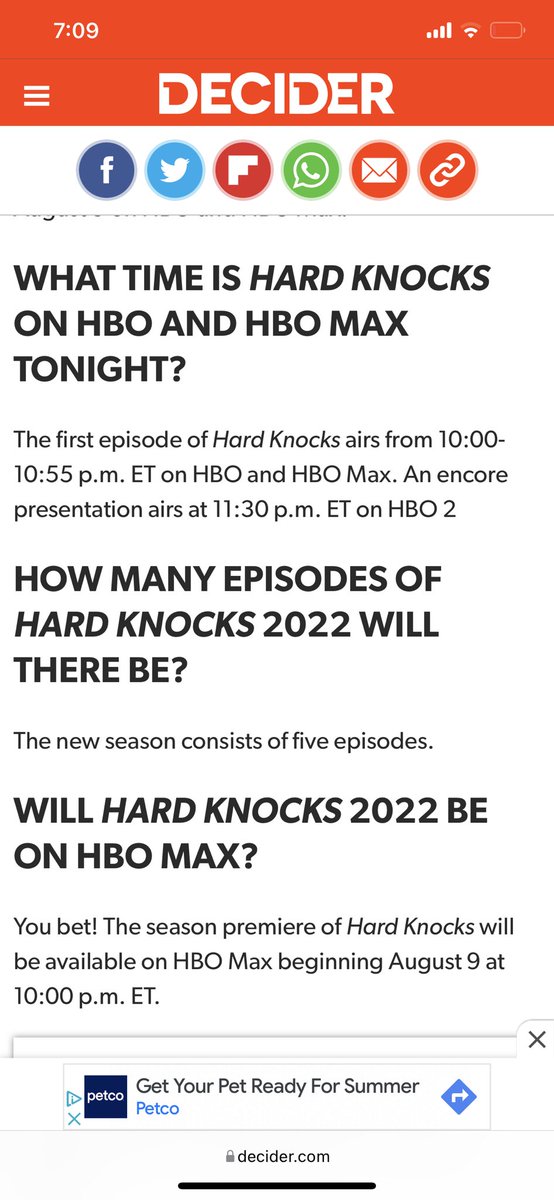 HBO max for the win! Check out your DETROIT Lions tonight! Let’s get it D.