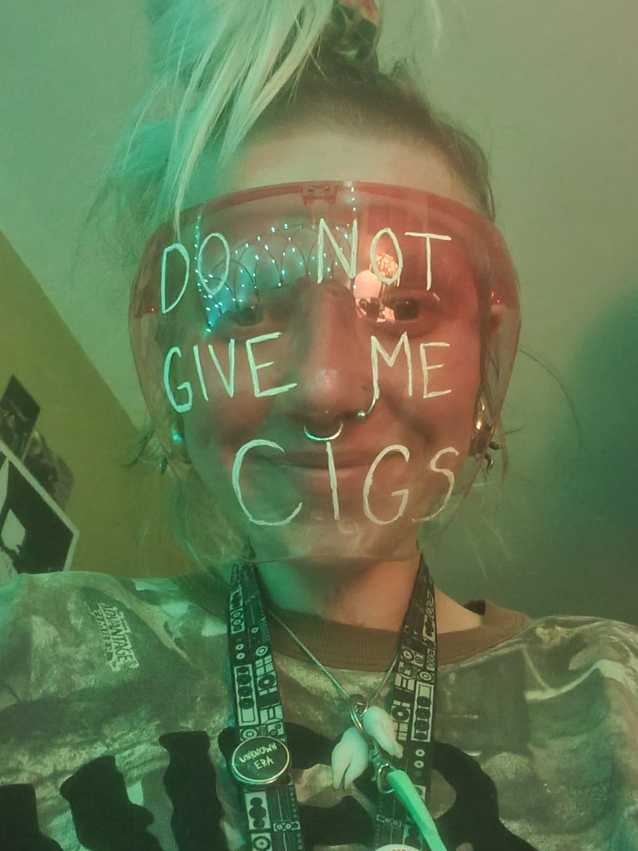 GRLRACER's tweet photo. Made myself a nice mask for boomtown https://t.co/gYA4AgZiBW
