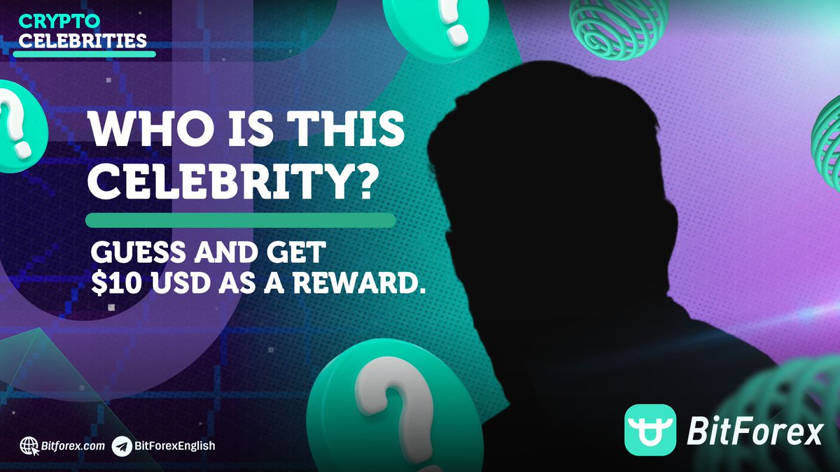 bitforexcom's tweet photo. Want to compete for $10 USD?
It's very easy, just guess who is Crypto Celebrity to participate.

Rules:
1⃣RT This post
2⃣Follow us
3⃣Leave a comment tagging the #CryptoCelebrity.

⏰Ends: 2022/08/12 -  18:00 (GMT+8)
🏆5 random winners will be chosen

#BitForex #crypto https://t.co/rZXMLGc3wn