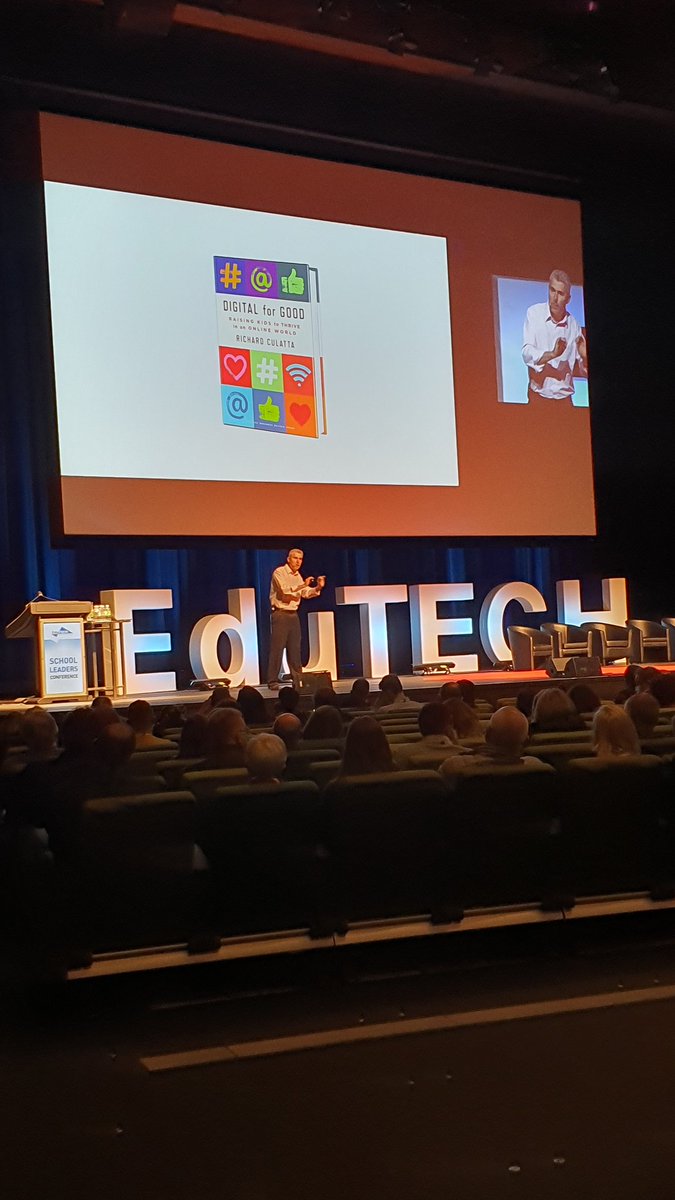 Promote cyber friendship not anti-cyber bullying teach postive use of technology rather than negative don'ts great messages of flipping the narrative with Richard Culatta #EdutechAu #StemEducation