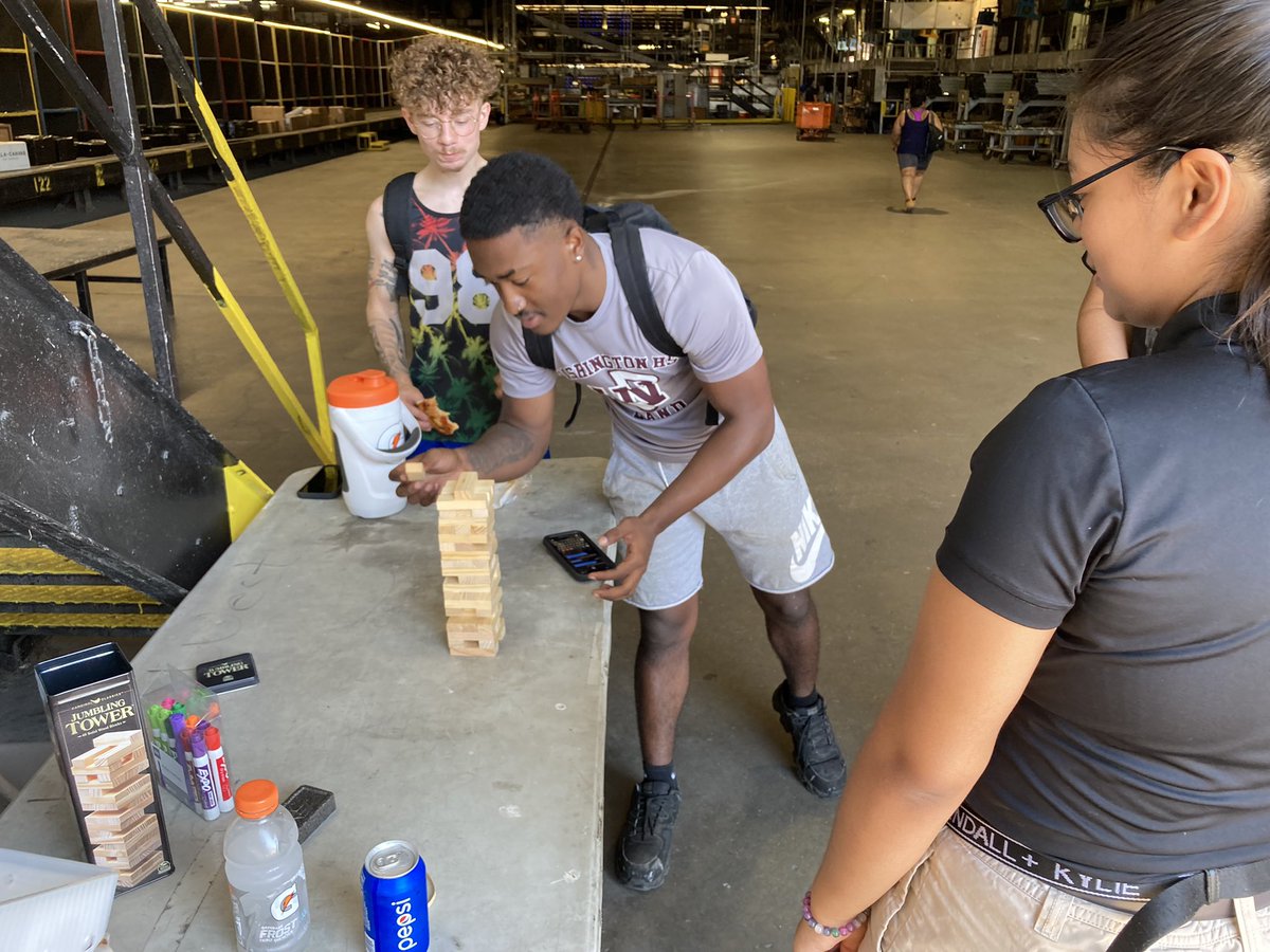 Games at the front door! Each person gets one move vs The Safety commitee for this weeks activity: "Your place in the Team"