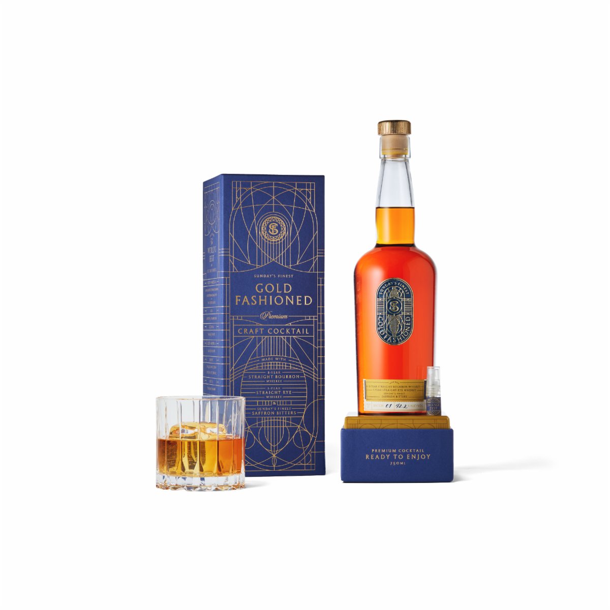 Sunday's Finest uses the best ingredients on the planet to bring a smooth, distinct, flavor profile including a blend of

~8-yr Kentucky Bourbon
~5-yr Rye
~Malawi Demerara
~Herat Saffron
~Ecuadorian Cacao
~Gentian Root French Alps
~Seville Orange Peel
 conta.cc/3SGjNnC