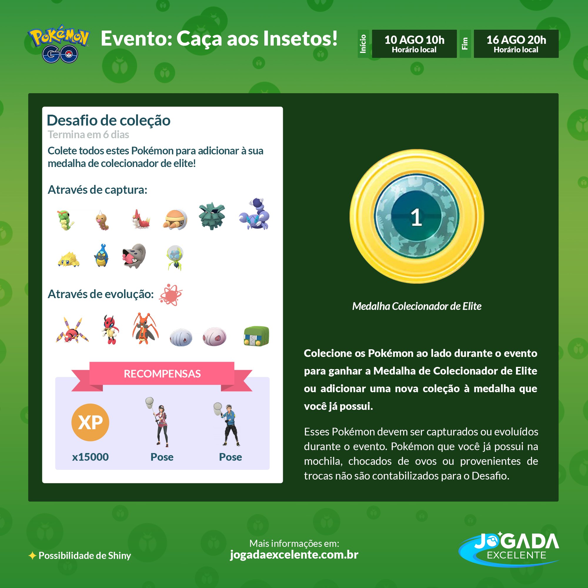 POKEMON GO - CAÇA REGIONAL POKEMON