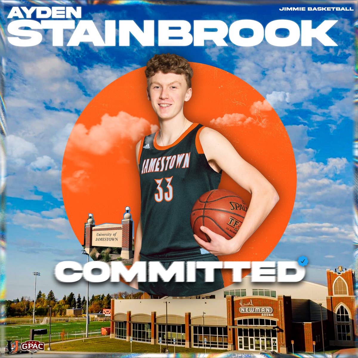 StainbrookAyden's tweet photo. Excited to announce my commitment to the University of Jamestown! I want to thank everyone who helped me get to this point! #GoJimmies https://t.co/0FRqAP8d4c