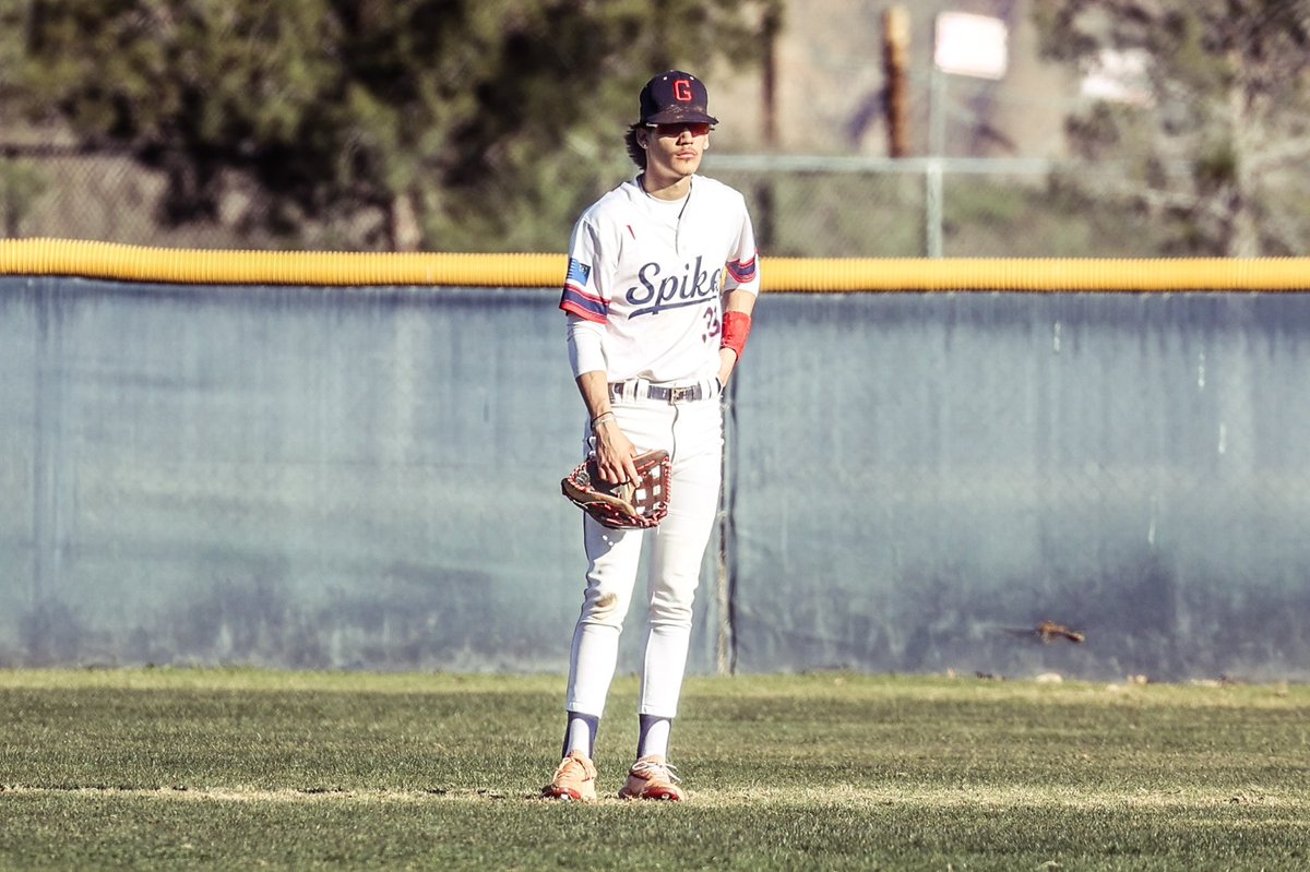 NVGoldenSpikes's tweet photo. Congrats to Mason McCormack, 22’ OF on his commitment to Chaffey College, CA! Proud of your accomplishments + hard work on &amp; off the field. Excited 4 what the future holds. The @panther_bsb are getting a great player and person! @mmccormack33 @CougarsBBallNV @PBR_Nevada @snpreps https://t.co/FSney6kk3P