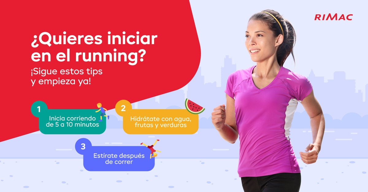 Si estás iniciando en el running, pero no sabes cómo prepararte aquí unos tips 🏃‍♀️

✅ Cuéntanos cuáles seguirás y da tu primer paso participando en la maratón Life Lima42K: lima42k.com.pe

#UnidosTodoVaAEstarBien #TuBienestarNosImporta