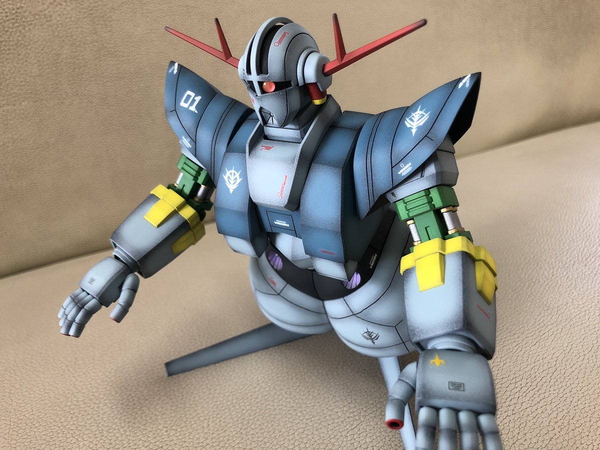 renton513's tweet photo. HG ジオング　＃ガンプラ https://t.co/NbAzMDbeeT