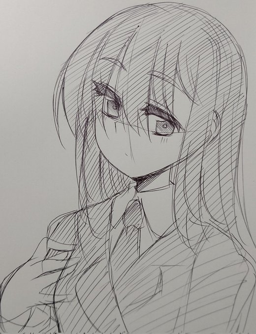 久々にシノビガミGMやるのでNPC立ち絵描き直してるマン 