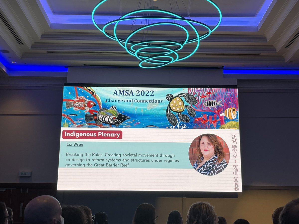 Dr. Marji Puotinen (@marji_puotinen) on Twitter photo Powerful call for deep engagement and co design of research between indigenous custodians and western style scientists from Liz Wren in her plenary talk at <a href="/AMSAconf/">AMSA-NSMSS 2024 Conference</a> #AMSA22 #AMSA2022 ! Powerful call for deep engagement and co design of research between indigenous custodians and western style scientists from Liz Wren in her plenary talk at <a href="/AMSAconf/">AMSA-NSMSS 2024 Conference</a> #AMSA22 #AMSA2022 !