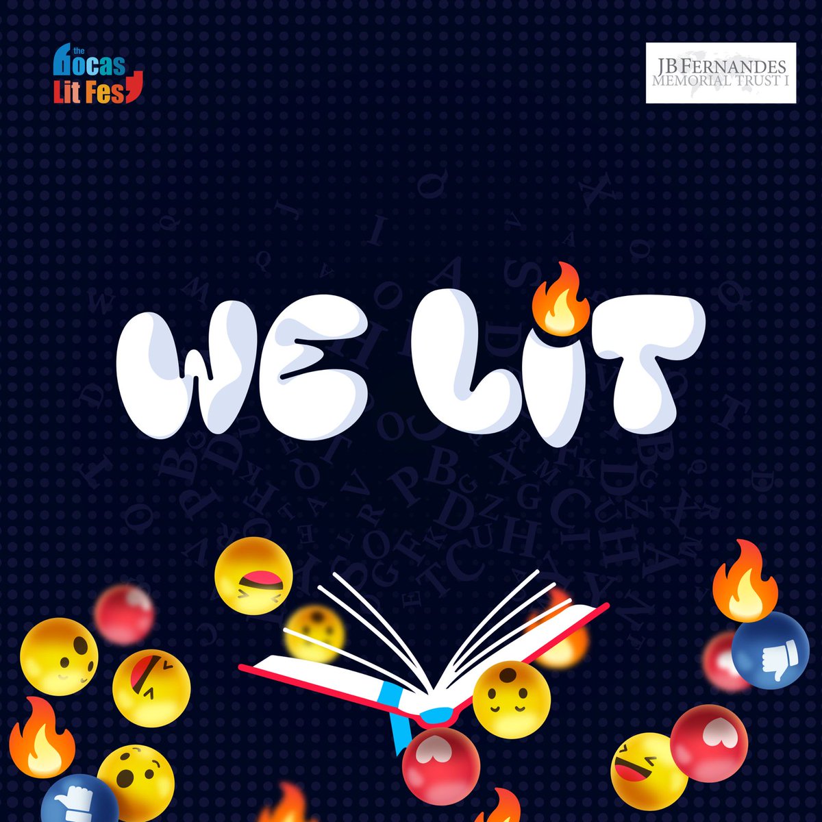 bocaslitfest's tweet image. We’re excited for our new youth project! 🤓🔥

Can you guess what it is?! In partnership with the JB Fernandes Memorial Trust.

Stay tuned! Stay Lit!🔥 

#welit2022 #thepowerofliterature #readwriteshare #youthoutreach  #bocas2022