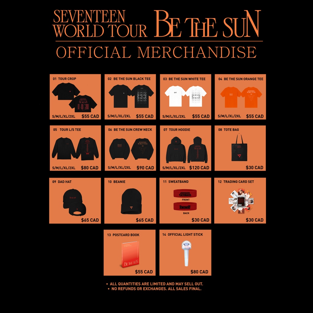Live Nation Kpop on Twitter "💎SEVENTEEN WORLD TOUR [BE THE SUN] In