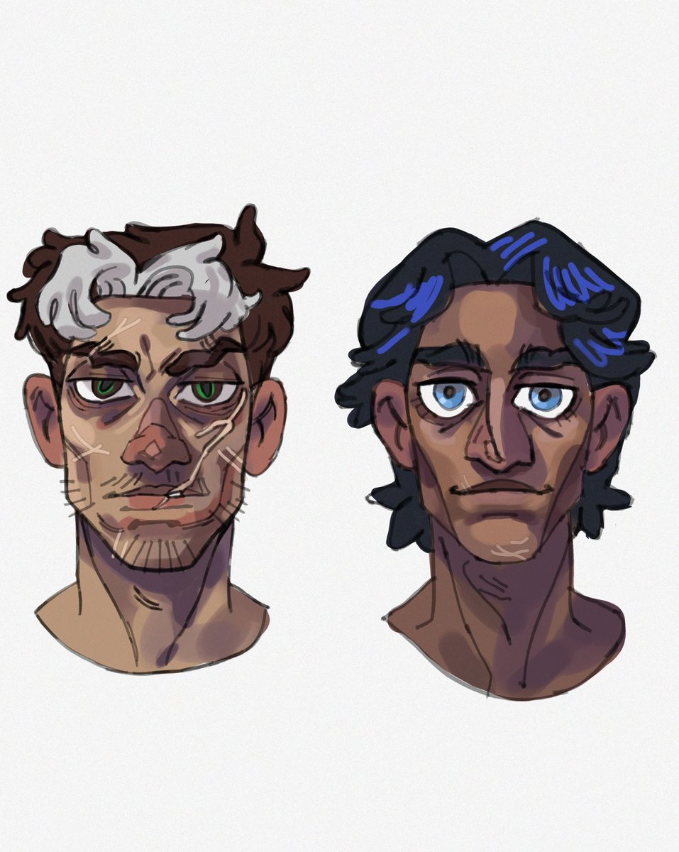 Vilochka18's tweet photo. Finally I made myself a ref that satisfies my ideas about their appearance god how cool 
**Hedcanon that Jay had brown eyes, but the pit left a spark of madness in him, they even glow a little at night 
#jaydick 
#dickgrayson
#jasontodd https://t.co/V5JtDTSpv2