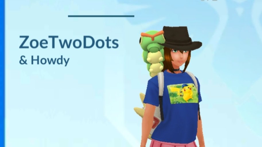 Can we all make our buddies Caterpie named "Howdy" for the Bug Out event? Our lad deserves the hat!! 😤 #CowboyHatCaterpie