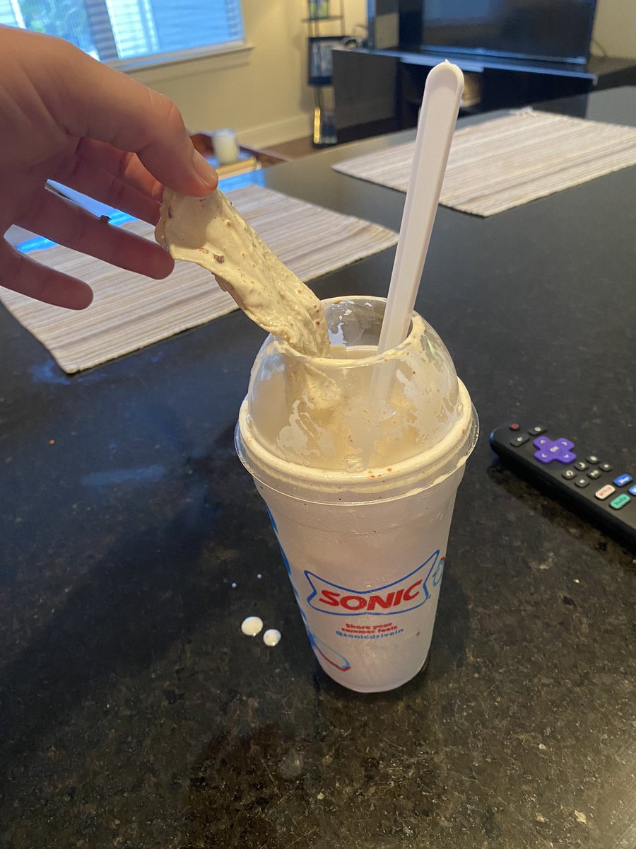 Jacob Coltrane (@jacobcoltrane02) on Twitter photo Complimentary napkin found deep inside my <a href="/sonicdrivein/">Sonic Drive-In</a> Reese’s Blast. This is disgusting, help me out here <a href="/sonicdrivein/">Sonic Drive-In</a> 🤢 Complimentary napkin found deep inside my <a href="/sonicdrivein/">Sonic Drive-In</a> Reese’s Blast. This is disgusting, help me out here <a href="/sonicdrivein/">Sonic Drive-In</a> 🤢