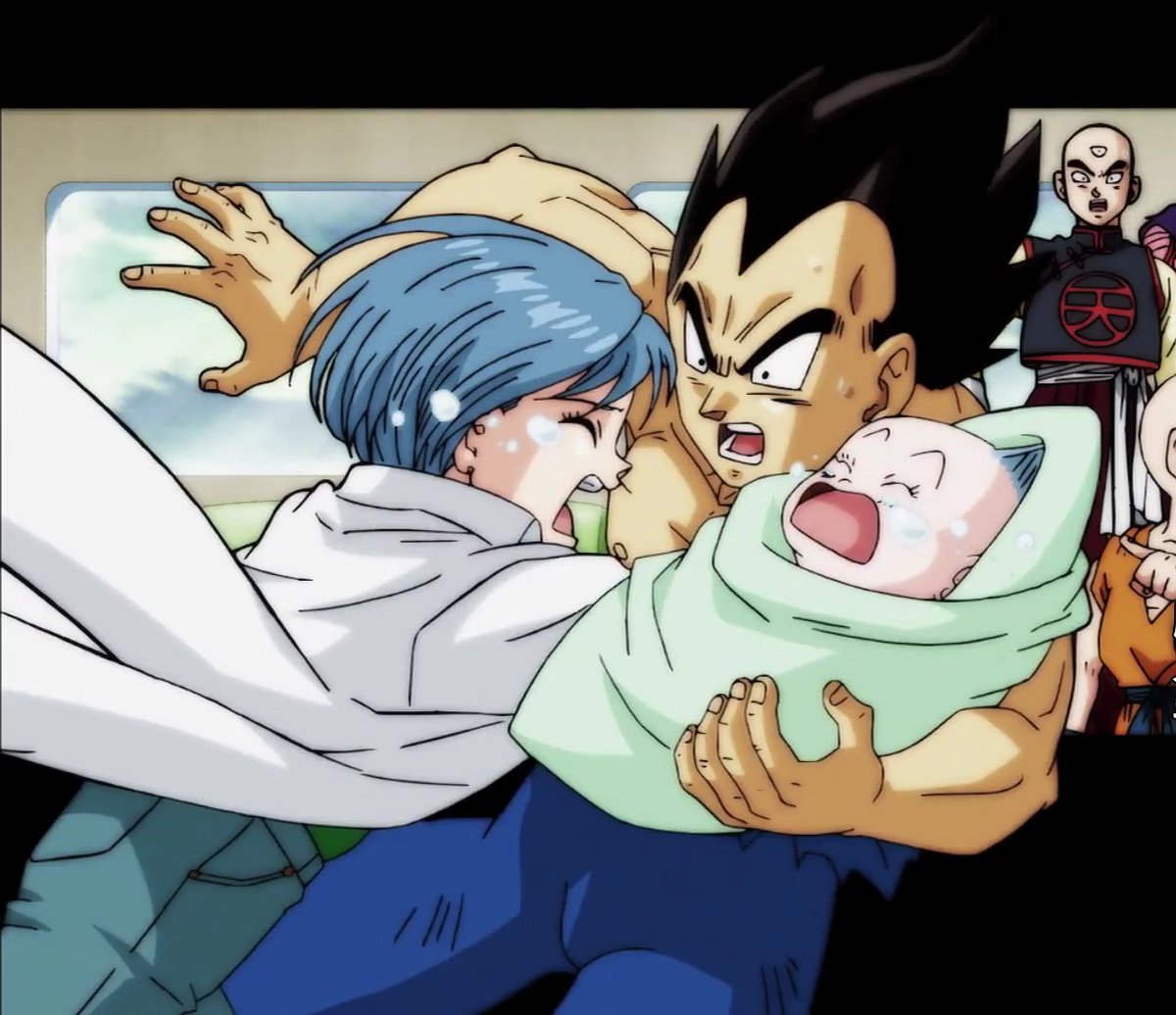 VegetaFansClub's tweet photo. I guess Vegeta is not used to being hugged 🫂 https://t.co/p65HEN8kq6