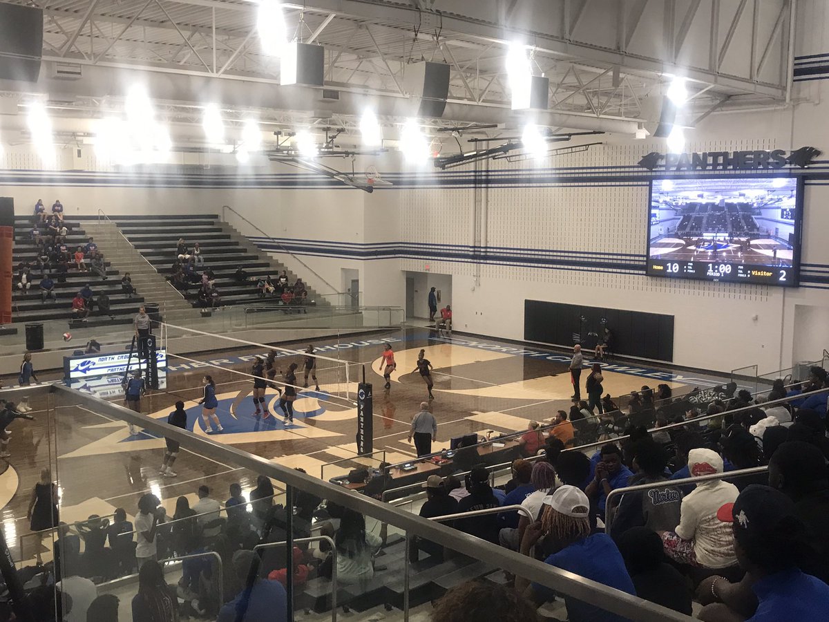 AND… we’re off!  @NoCroVball North Crowley Volleyball starts the season tonight with a home game vs Arl. Bowie!!  Thanks to@all of the athletes in attendance tonight supporting our girls!!  @NorthCro_FB @NCHS_baseball @NCBasketball @nchstrack @NorthCrowley_TF @NoCroWBB