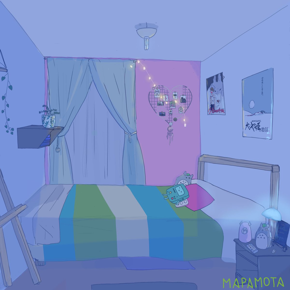 An old illustration of my safe place, i miss that

#illustrator #drawing #illustrationartist