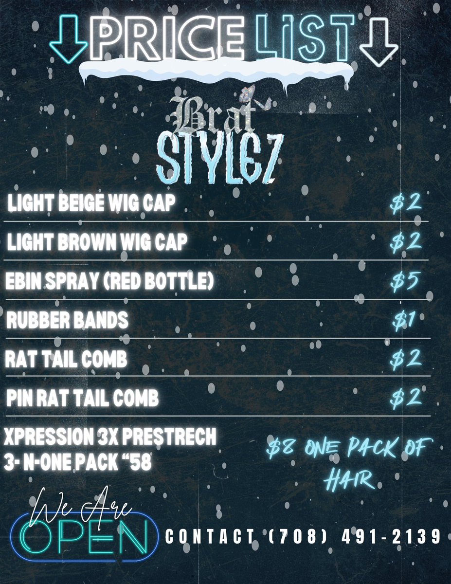 SpoilBratyaz's tweet photo. ATTENTION ATTENTION THE TIME IS GETTING CLOSE LADIES🚨 Welcome To BratStylez We are located on Campus at Alcorn State University Where you can find all the essentials needs To do Your Box Braids and Wig installs🥶.  #Alcorn #alcorn24 https://t.co/XnclQ0UUhi