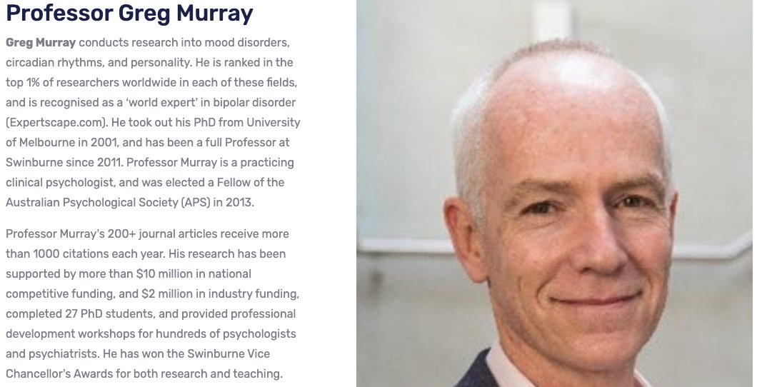 ASBDD EMCR (@asbdd_emcr) on Twitter photo MORE amazing keynote speakers for #ASBDD22 conference - melb Nov 3/4
Greg Murray <a href="/profrnb/">Greg Murray</a> will be speaking about his teams amazing work in @DigitalMentalHealth psychosocial interventions for #BipolarDisorder
Register or submit your abstract today! asbdd.org.au/asbdd-conferen… MORE amazing keynote speakers for #ASBDD22 conference - melb Nov 3/4
Greg Murray <a href="/profrnb/">Greg Murray</a> will be speaking about his teams amazing work in @DigitalMentalHealth psychosocial interventions for #BipolarDisorder
Register or submit your abstract today! asbdd.org.au/asbdd-conferen…