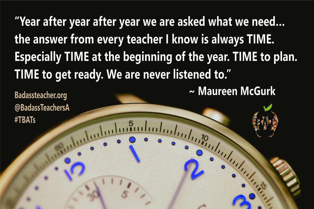 Seriously, we don't need more meetings. Listen to teachers. #ValueTeachers #TBATs #SupportPublicEducation .@NEABATCaucus .@AFTBATcaucus @BeckyPringle @rweingarten .@BadassTeachersA .@BATs_DC .@VirginiaBATs .@NYStateBATs .@OhioBATs .@PennBat .@MIBATS