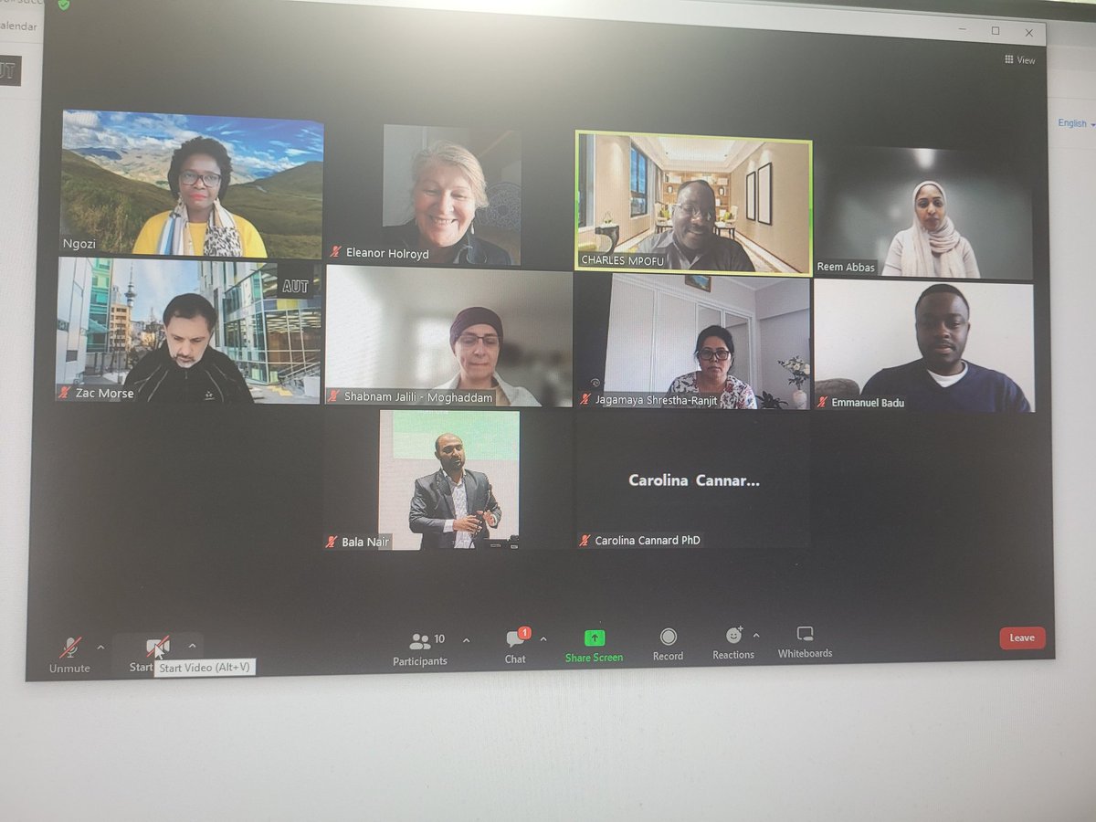 #AUTCMRHR today's speaker Ngozi Penson  a  migrant and   an independent candidate for Kaipātiki Local Board. She advocates strongly for diversity, inclusion, presence of women in governance and social equity