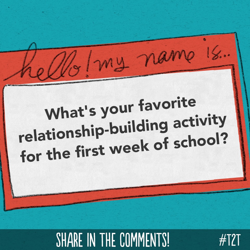 How do you kick off a close-knit classroom community? 

#TeacherTwitter