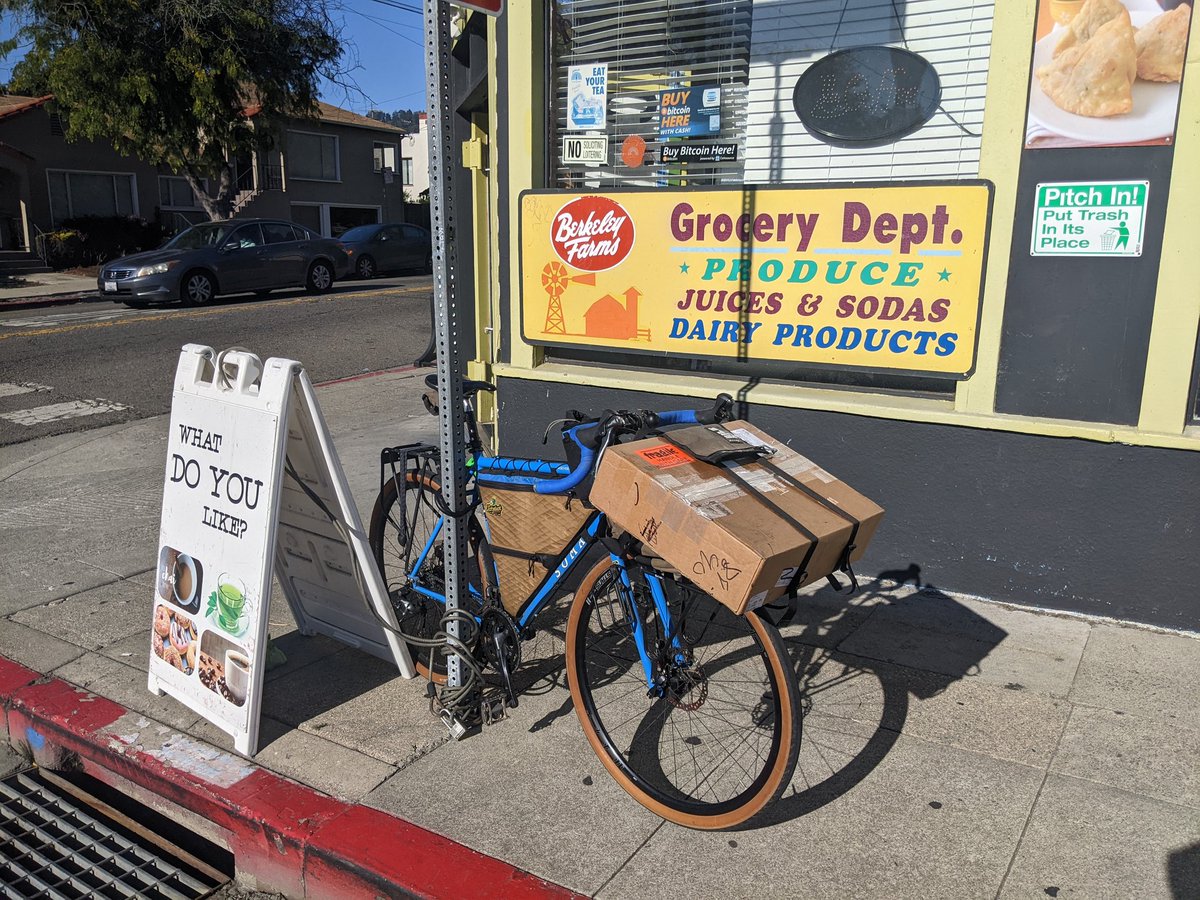 99% of the stuff I used to drive a car to carry I can put on my totally normal-ass bike. Bikes work for so many trips as long as: 1. The destinations are close 2. The riding is safe 3. Bike parking is available nearby