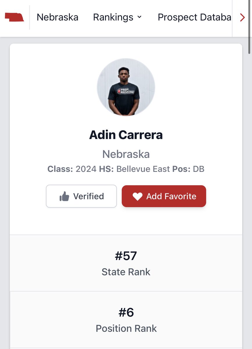 #6  Class of '24 DB in the state ❗️❗️<a href="/CoachThumann/">Coach Thumann</a> <a href="/BellevueEastFB/">Bellevue East Football</a>