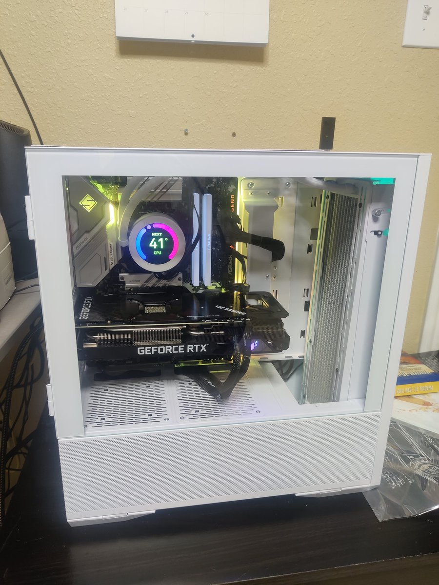 Pixiesmasher's tweet photo. Fresh pc built and new apex season on my birthday! Now I have to stream. Going live in 15 mins. 

https://t.co/KcZdORn6jb https://t.co/p9tYcMmNlG