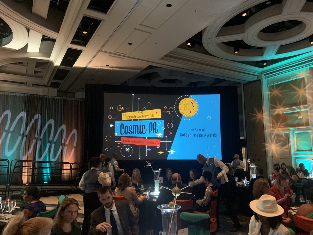 FPRA's tweet photo. Best of luck to all submissions for the 2022 Golden Image Awards Gala, Cosmic PR! #FPRAconference https://t.co/cTgSAoaIJ0