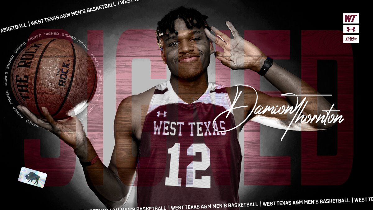 WTAMU_MBB's tweet photo. Welcome to the herd 🦬, @DamionThornton_!!!!

🔗---> https://t.co/duvkFIGsJf

#BuffNation https://t.co/JtpvZwCX8R