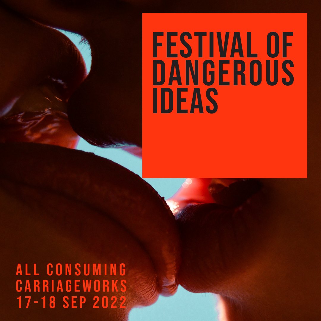 OzPoetrySlam's tweet photo. Truth, trust, tech, tattoos, and taboos: Australia's original disruptive festival, @festofdanger returns in-person to @Carriageworks, Sydney 17–18 September 🔥
72 Speakers + Artists // 8 International Guests // Art // Experiences // #BECONSUMED #FODI22 https://t.co/objTum0zYU