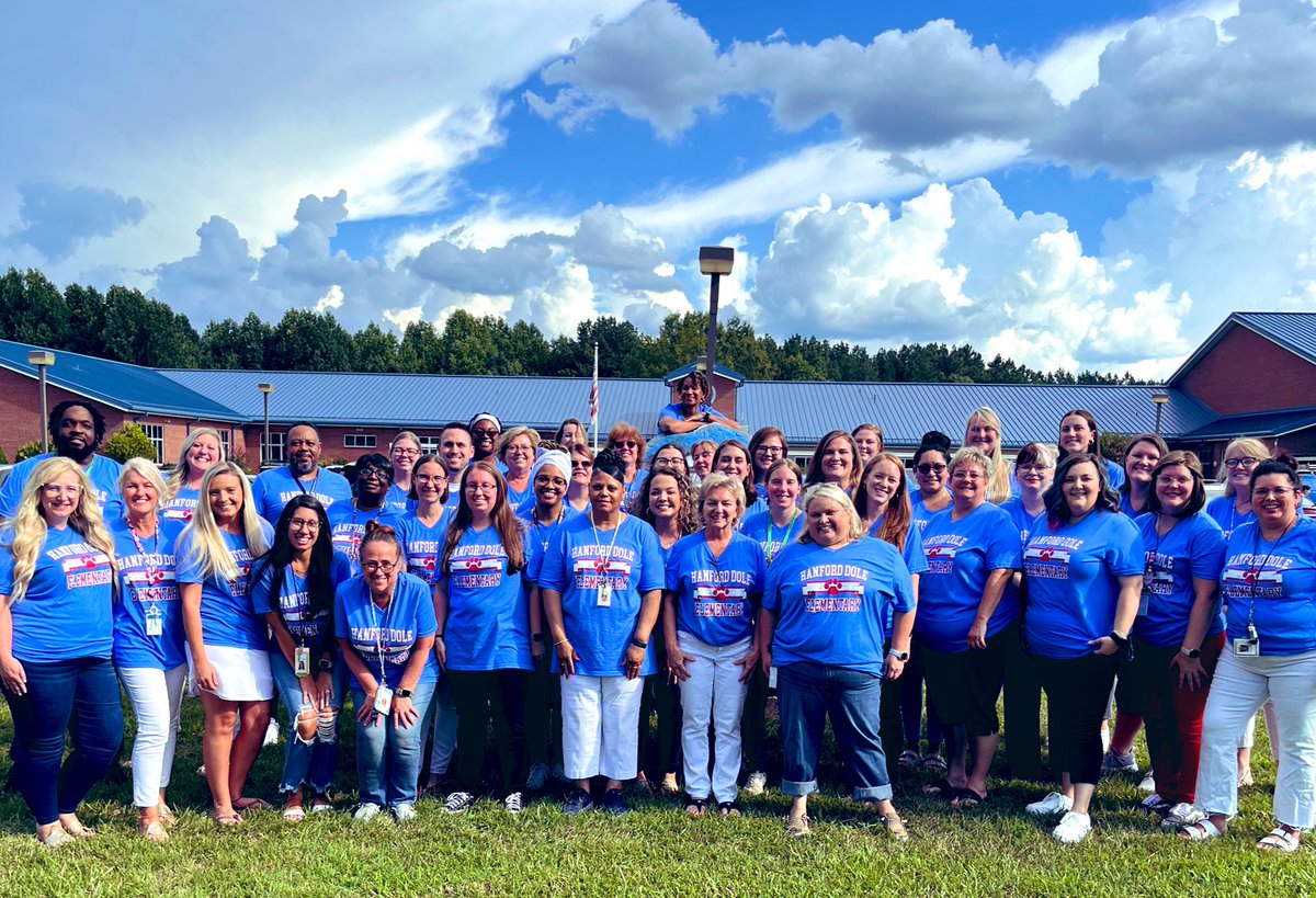 Our amazing <a href="/HDBobcats/">Hanford Dole Bobcats</a> staff is ready to see our Bobcats tomorrow. So grateful my amazing team who is #DoleStronger this year. <a href="/RSSchoolsNC/">Rowan-Salisbury Schools</a> #RSSExtraordinary