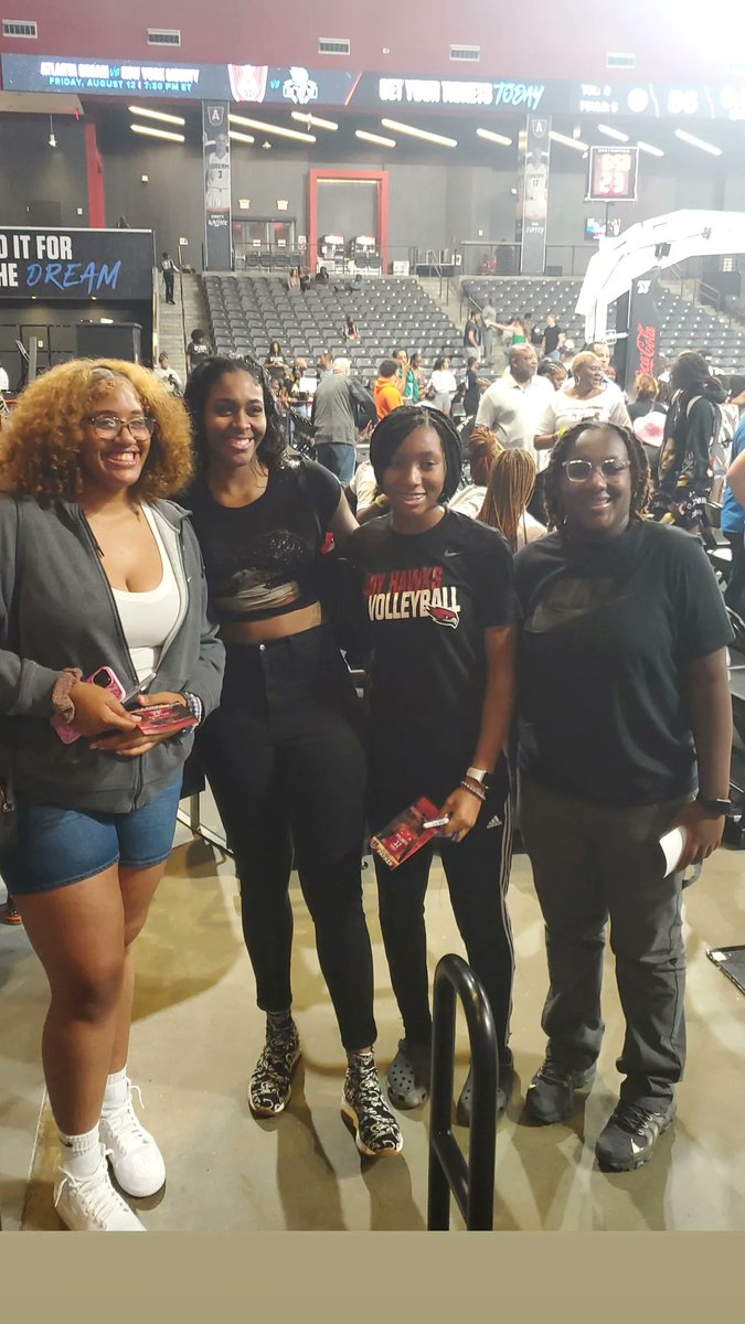 Pics Cheyenne Parker...and my girls at the Dream vs. Sparks game <a href="/ATLDreamPR/">Atlanta Dream PR</a>
