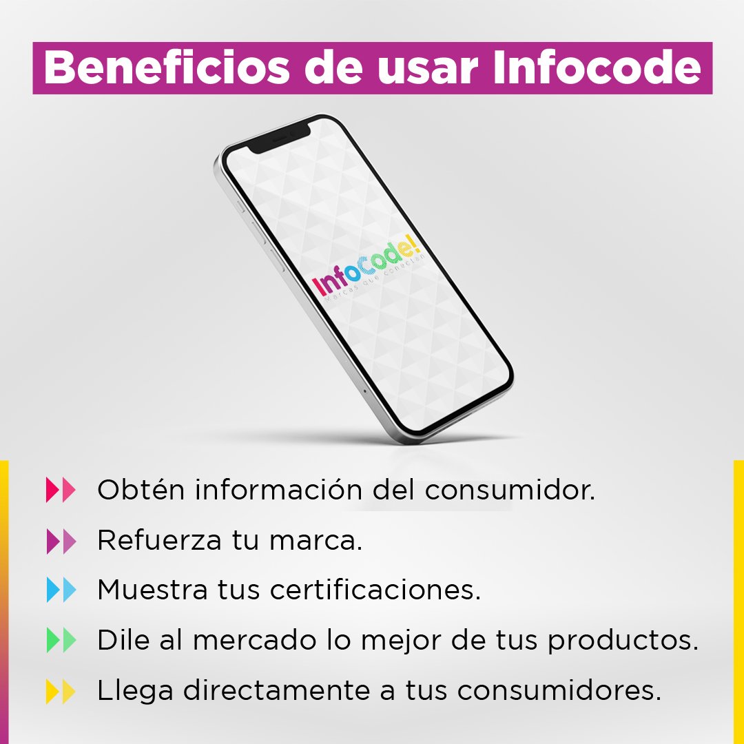 GS1_Mx's tweet image. ¿Ya sabes todo lo que puedes hacer con #INFOCODE? Escanea y comparte contenido exclusivo de tu marca. Descarga la app en bit.ly/3SDwWhc