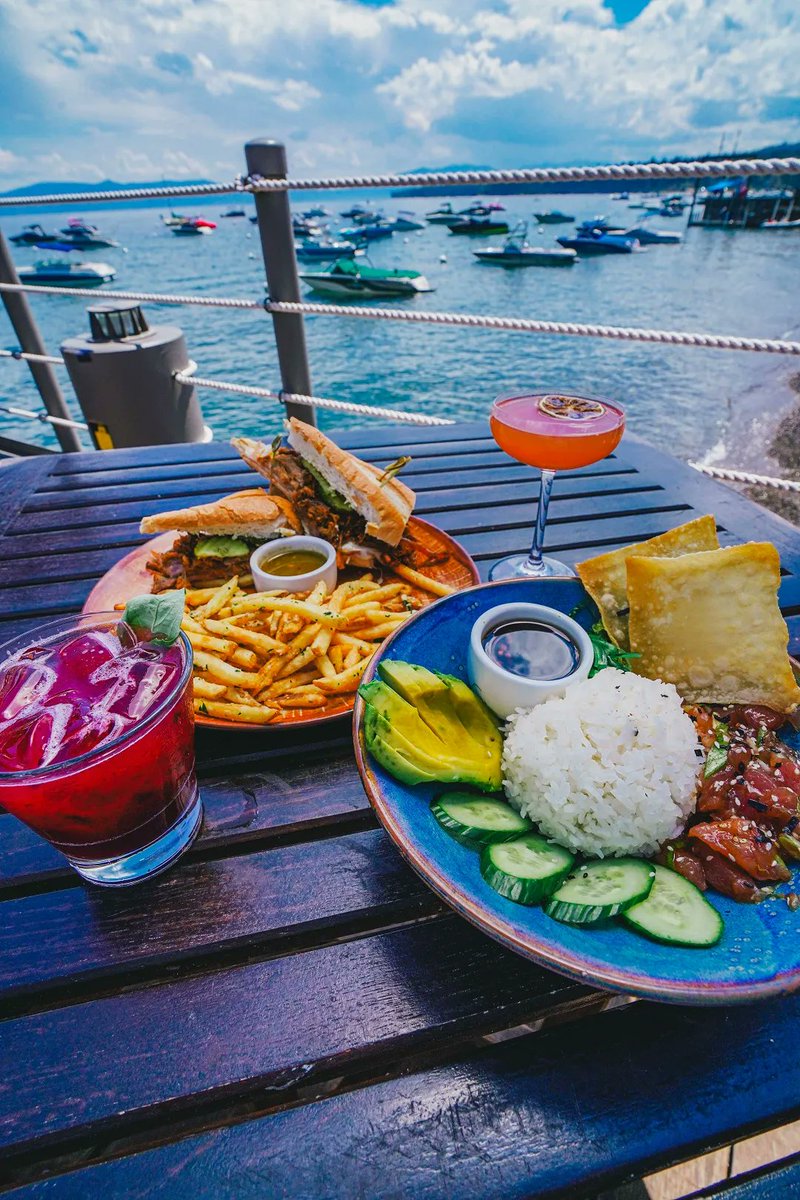 Tag a friend you want to share this view with 🌞 We've added a few new lunch dishes to the menu and we can't wait to share them with you. Visit us from 11:30 to 3 p.m. 8/10-8/12 and 8/14 this week and bring a friend!