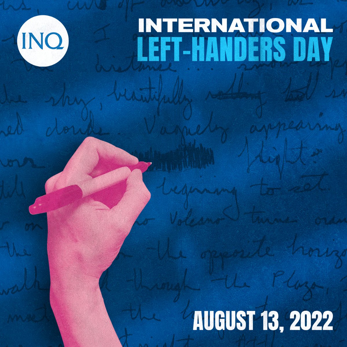 Are you left-handed? Then today is your day! #InternationalLeftHandersDay