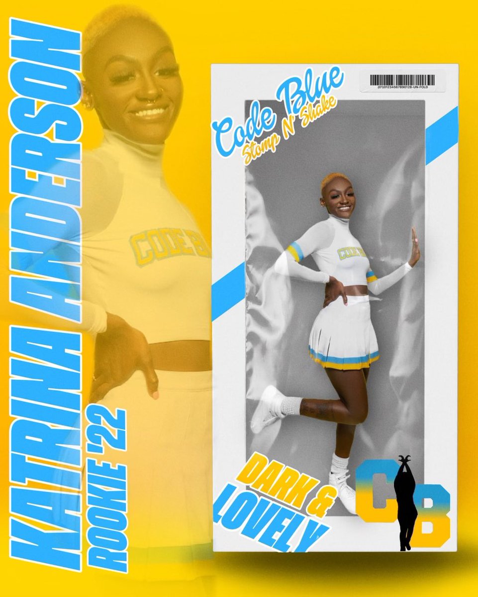 Su_codeblue's tweet photo. On the 6th day before school starts 📚Code Blue Stomp N’ Shake would like to present our “BOX Collection” 💋 Introducing
Katrina Anderson, known as ✨Dark & Lovely ✨
“Think of us as the TEAM, you’ll never get to play with” 👱🏾♀️🐆
#CodeBlueStompNShake #Barbie #Rookie22 https://t.co/zKVd2ABSMp