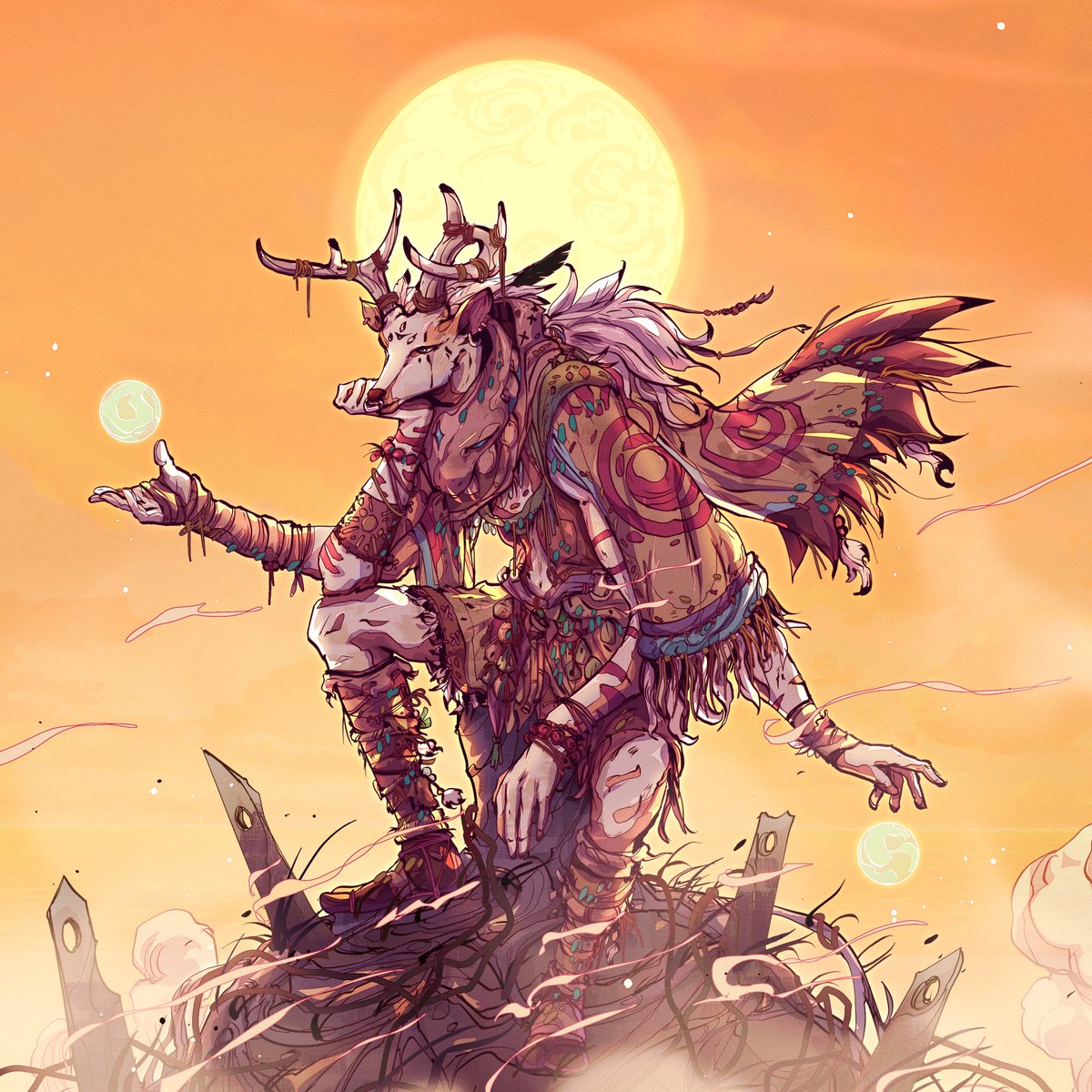 See you tomorrow...

Deradhun, The Tribal Psychic 1 of 1 💫