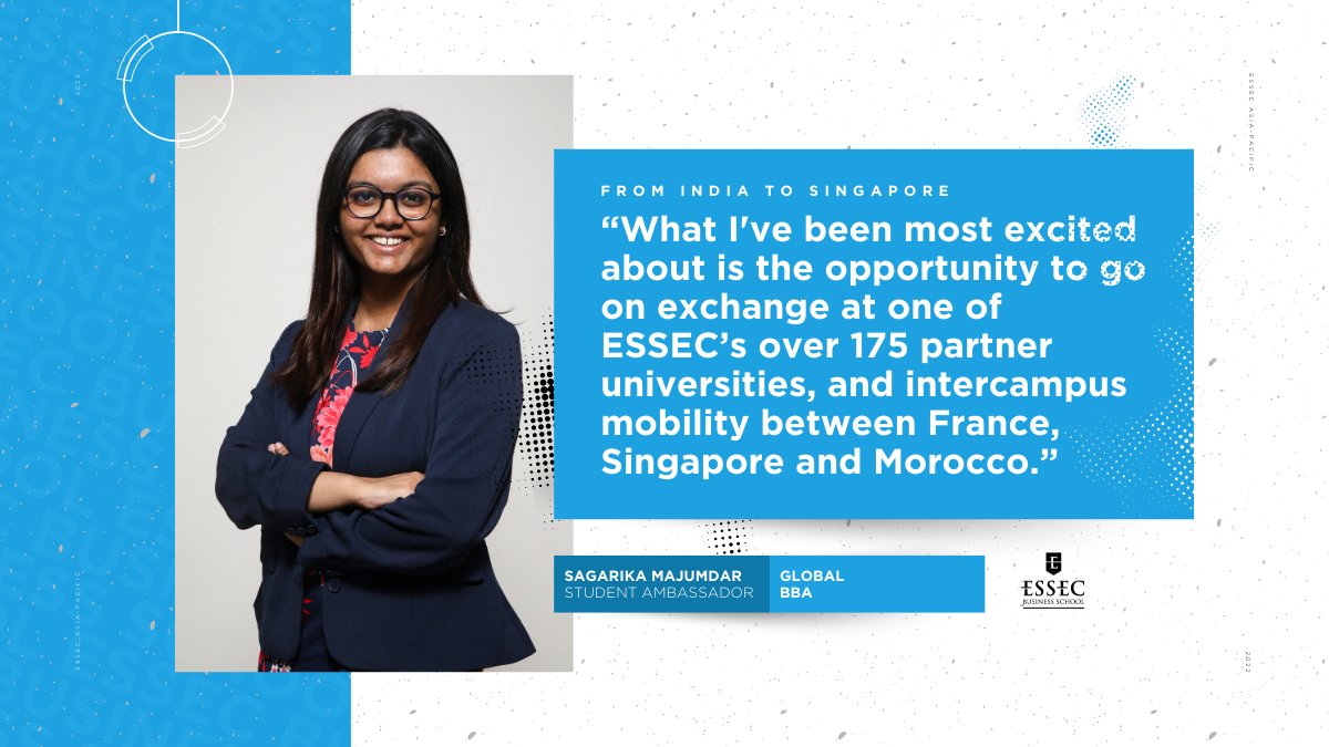ESSEC_AP's tweet photo. The opportunity for a global adventure is what drew (#ESSECBBA) students from #India 🇮🇳, Avantika Dube and Sagarika Majumdar to the #ESSECAPAC Singapore campus.
Read on for their story: https://t.co/tPKSlOxxhJ https://t.co/uQSKWLjomX