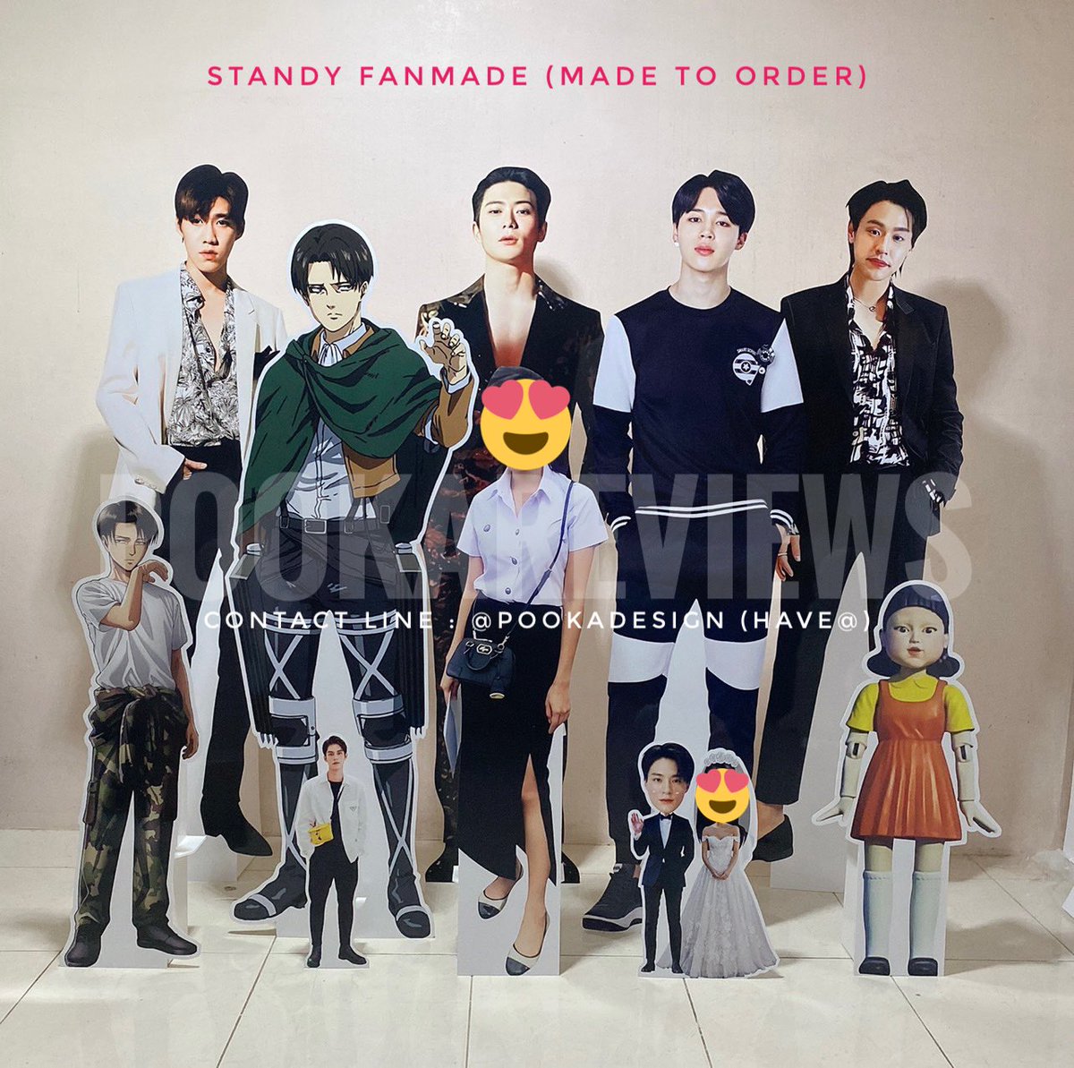 pookadesign's tweet photo. รับทำสแตนดี้
🌵รูปคน /ดารา/ไอดอล/อะนิเมะ
🌵งานแฟนเมด
🌵สั่งทำไม่มีขั้นต่ำ
🌵ส่งรูปมาเองได้
🌵บริการปรับรูปให้ชัดขึ้น 
🌵งานเร็ว สีสวย ราคาถูก

#Standy #สแตนดี้เท่าตัวจริง #ของขวัญ #ของแต่งร้าน #ของแต่งห้อง #ตลาดนัดkpop #STANDYiDOL #PookaReviews

🚨 Line : @pookadesign (มี@) / dm https://t.co/S4ZyMBvLSo