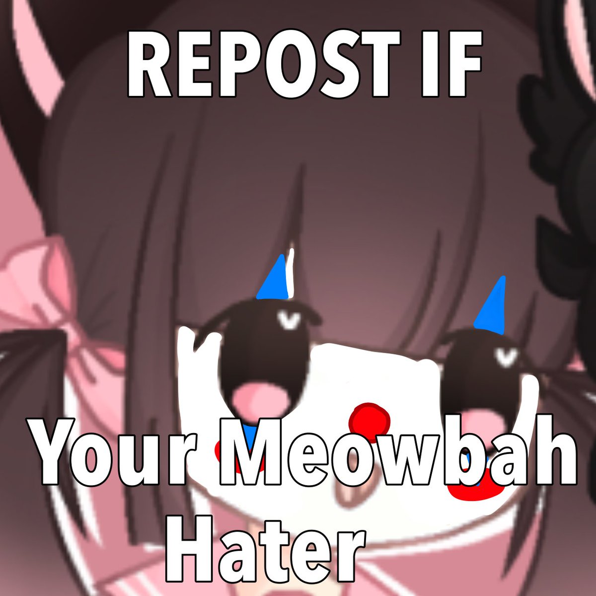 Meowbahh with hands on hips