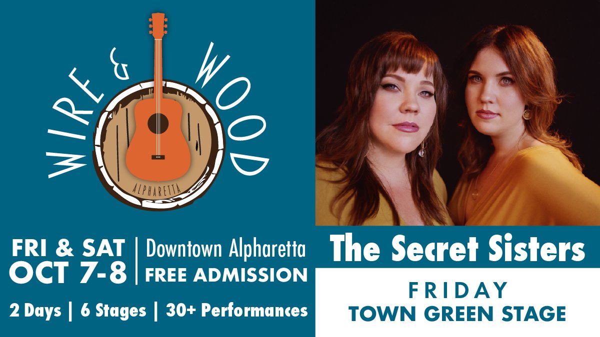 Enjoy the sweet harmonies and soul-baring storytelling of the Secret Sisters Fri, Oct 7 at Wire & Wood. The Secret Sisters are touring in support of their newest album Saturn Return which was produced by Brandi Carlile and Phil and Tim Hanseroth.