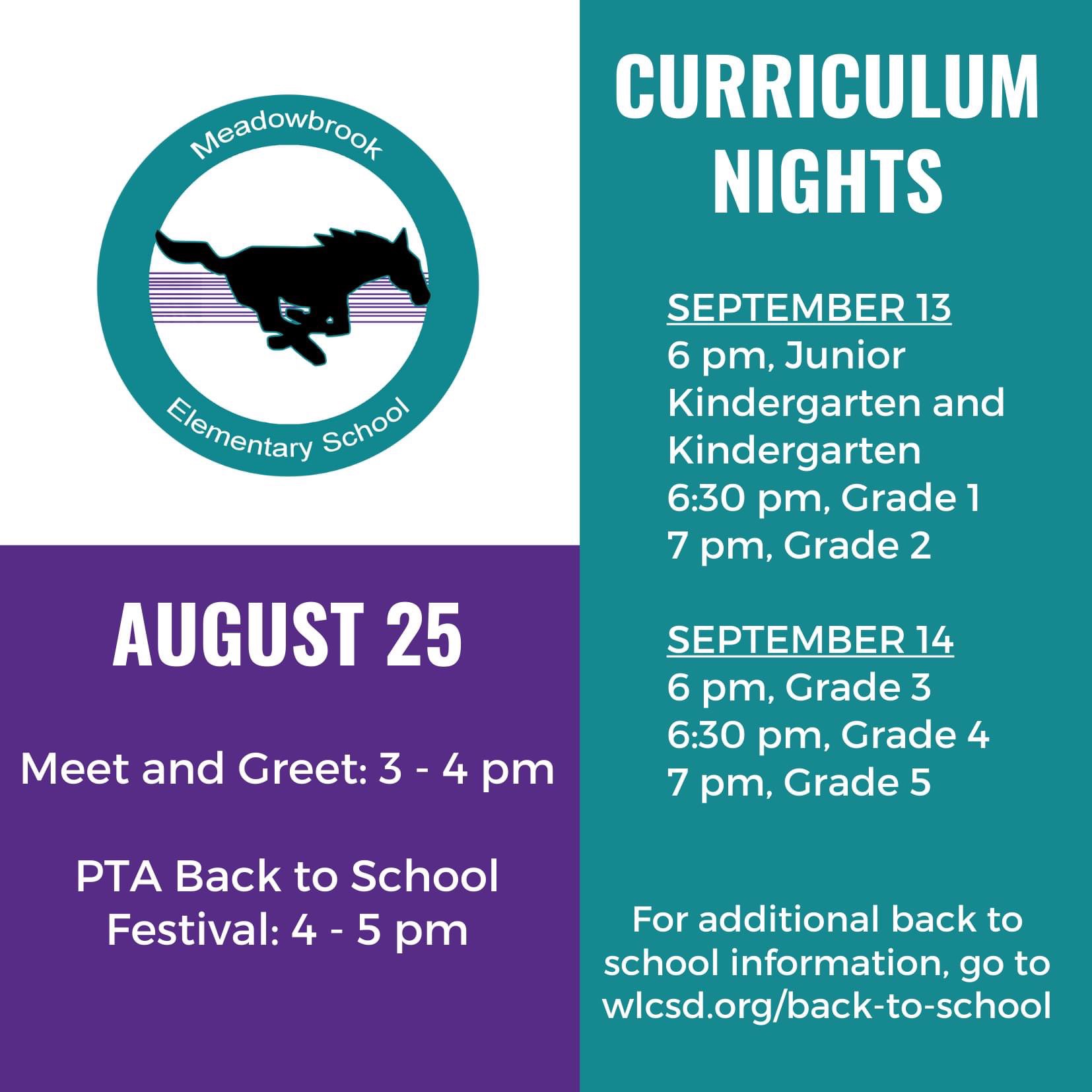 Meadowbrook Elementary on Twitter "We look forward to the 20222023 school year! Please join us