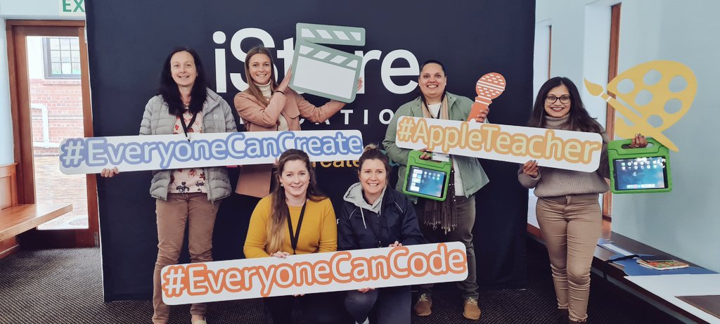 We have a very excited team attending <a href="/iStoreEducation/">iStore Education</a> #appleteacher roadshow today. <a href="/Kerri_Young_/">Kerri Young</a> @kimblackhurst1 <a href="/cmjordaan/">Courtney</a>