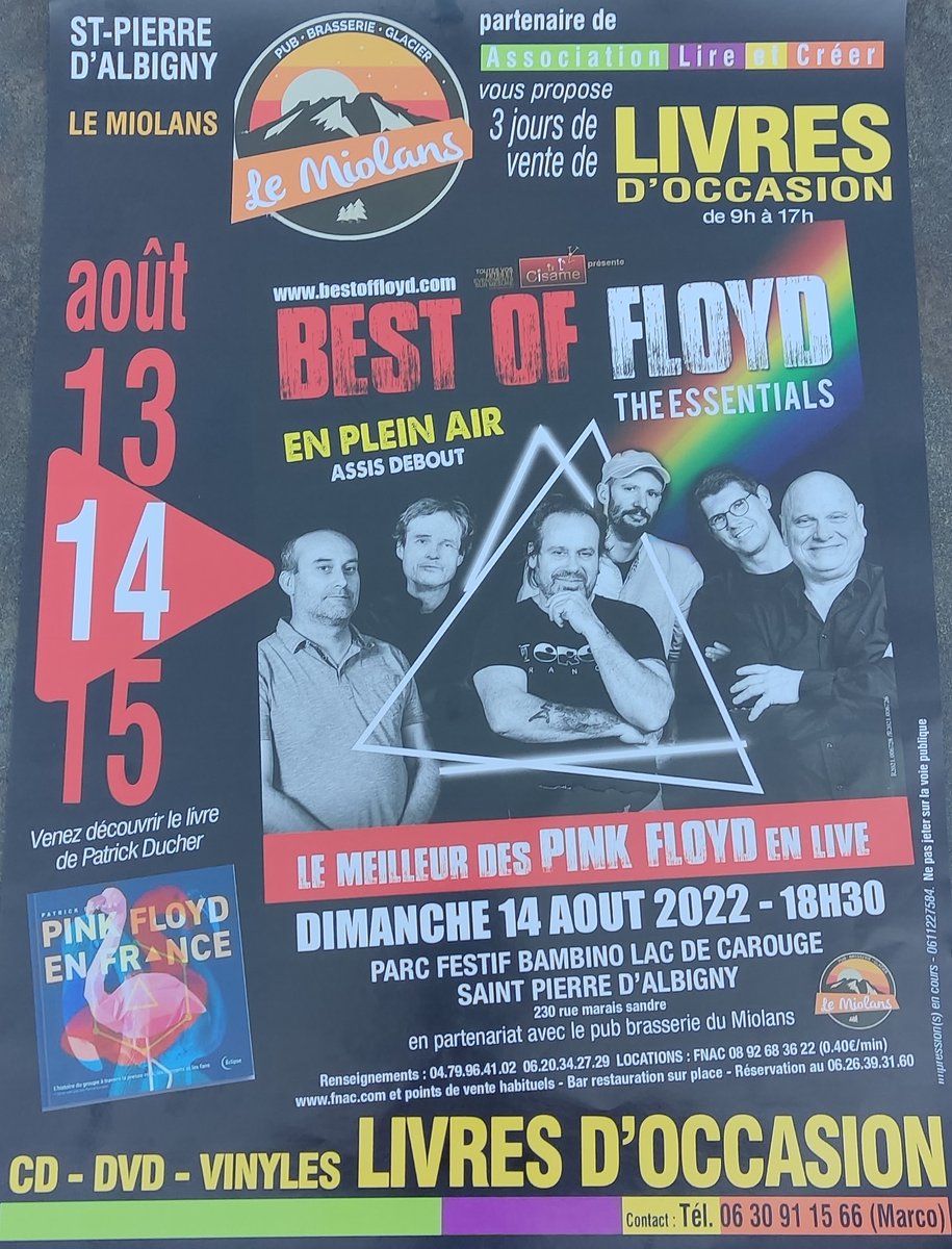 ASSOLIREETCREER's tweet photo. Bonjour
nous vous invitons à venir très nombreux 
Merci à nos partenaires PUB BRASSERIE GLACIER LE MIOLANS et CISAME PRODUCTIONS PARC FESTIF BAMBINO pour leur invitation. https://t.co/Quva6AjlYx
