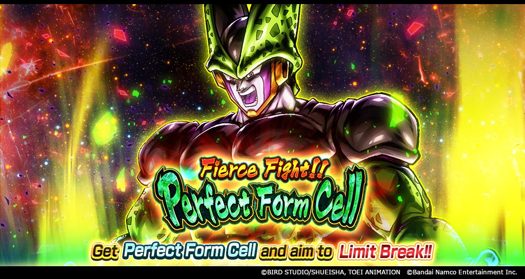 DRAGON BALL LEGENDS on X: [Fierce Fight!! Perfect Form Cell Is On!] Get  the new Event-exclusive SPARKING Perfect Form Cell (DBL-EVT-56S) and aim to  Limit Break by clearing the Event stages! The