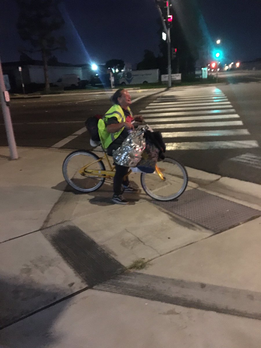 Tier 3 Tuesday in Anaheim . White board and intersection awareness and handed out a vest to a cyclist that said she wanted one for visibility . Everybody wins , great day .@Buckeyelouie
