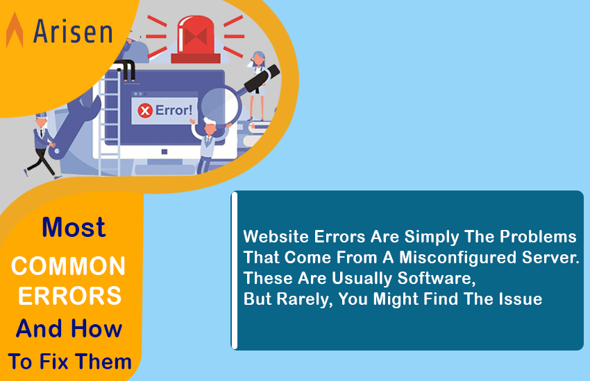 Arisentech's tweet image. Most Common Errors And How To Fix Them

#commonerrors #404error #400error #500error #arisentechnologies #bestitcompany #delhincr #noidacit