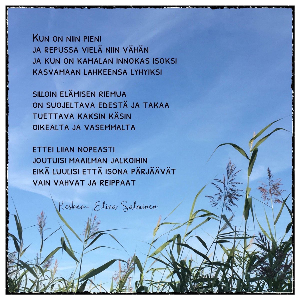 Turvallista koulutietä tänään ja joka päivä. Ollaan me muut kulkijat fiksusti. ❤️ #koulutie